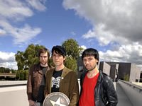 The Cribs  The band with a star plaque.